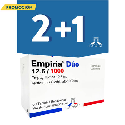 Farmacias Batres: EMPIRIA DUO 12.5 MG/1000 MG * 60 TABLETAS - Promoción ...